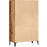 vidaXL Visoka deska Old Wood 70x31x115 cm Inženirski les | Shoptok.si