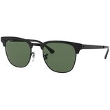 Ray-ban Clubmaster Metal RB3716 186/58 Polarized ONE SIZE (51) Črna/Zelena Cene