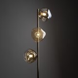  brilagi - podna lampa vulcano 3xG9/8W/230V zlatna/dimno bež | Eponuda.com