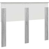  Uzglavlje s uzglavljem Siva Sonoma 120 cm Konstruirano drvo | shoptok.hr