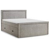 Maison de Rêve Sivo-bež boxspring krevet s prostorom za odlaganje 180x200 cm Fresco – | shoptok.hr