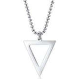 Ogrlica Simple Triangle - Srebrna KP33477 | shoptok.hr