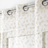 Douceur d intérieur Bež prozirna zavjesa 137x280 cm Farandole – | shoptok.hr