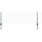 Euro ograda s postom 50 x 0,6 m Čelik premazan PVC-om Zelena | shoptok.hr