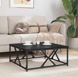  Kava Stol Crni hrast 70 x 70 x 30 cm Konstruirano drvo | Eponuda.com