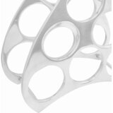  Stalak za vino Srebrno 32 x 14 x 37.5 cm Aluminij | shoptok.hr