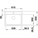 Blanco SUDOPERA LEMIS 6-IF 615x500/190 mm 525108 | ePonuda.com