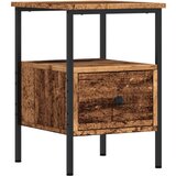Maison Chic Nočna omarica - Nočna miza starinski les 34x36x50 cm inženirski les, (21688109) Cene