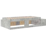  Krevet s ladicama Betonski sivi 80 cm Konstruirano drvo | shoptok.hr