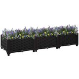  Povišena gredica 120 x 40 x 23 cm od polipropilena | shoptok.hr