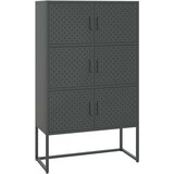 vidaXL Visoka komoda antracit 80 x 35 x 135 cm čelična | shoptok.hr