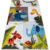 RugsX Preproge JUNIOR 51858.802 pralna preproga živali, Afrika z 160x220 cm Siva | Shoptok.si