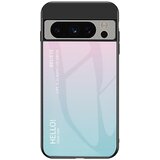 INORCO Gradient barvni ovitek za Google Pixel 8 Pro, kaljeno steklo+PC+TPU hibridni ovitek za telefon, (22034430) Cene