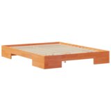  Krevet s daskama s pohranom Smeđa 150 x 200 cm Masivna borovina | shoptok.hr