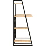  Radni stol s policama crni i boja hrasta 102 x 50 x 117 cm | Eponuda.ba