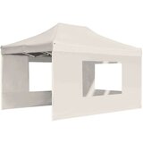  Profesionalni šotor za zabave aluminij 4,5x3 m krem, (20966850) | Shoptok.si
