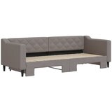  Dnevni krevet na razvlačenje smeđesivi 80 x 200 cm od tkanine | shoptok.hr
