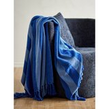 Bloomingville Modra odeja iz recikliranega bombaža 130x160 cm Frello – | Shoptok.si