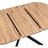 XXXL Jedilna Miza Ezra, Barva Hrasta, 120-160x90 | Shoptok.si