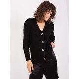 Fashion Hunters Black cardigan with wool | shoptok.hr