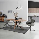 Livetastic JEDILNA MIZA, trd les akacija črna, barve akacije | Shoptok.si