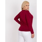 RELEVANCE Blouse-RV-BZ-7302.23-burgundy | Shoptok.si