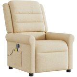 Maison Chic masažni naslanjač - Relax naslanjač krem blago, (22134627) | Shoptok.si