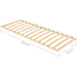 vidaXL Letveno dno za posteljo 13 letvic 80x200 cm | Shoptok.si
