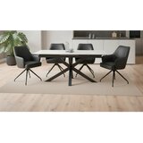 MID.YOU Raztegljiva Miza Lotus, Bela, 168-210x90 | Shoptok.si