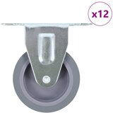 vidaXL Fiksna kolesa 12 kosov 75 mm, (22048686) | Shoptok.si