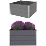 vidaXL Visoka greda WPC 100x100x54 cm siva | Shoptok.si