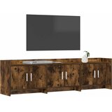 TV ormar 168 x 33 x 47 cm Dimljeni hrast Konstruirano drvo | Eponuda.com