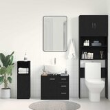Ormarić za umivaonik crni hrast 63x30x54 cm inženjerski drvo | shoptok.hr