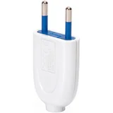 Plastični utikač 2P 10A/250V beo