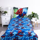 Jerry Fabrics Enojna bombažna otroška posteljnina 140x200 cm Spider-man – | Shoptok.si