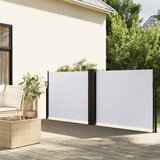 Maison Chic Zložljiva stranska tenda - Senčniki bela 120x1200 cm, (22039241) | Shoptok.si
