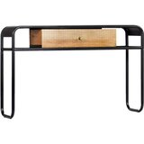  Konzolna mizica 118x30x75 cm trden mangov les | Shoptok.si