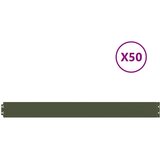 vidaXL Rubovi za travnjak 50 kom maslinasto zeleni 10x103 cm | shoptok.hr