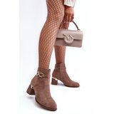 Boto Stylish Women's Suede Boots Brown Nola | ePonuda.com