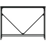  Konzolni stol crni 102 x 22 5 x 75 cm od konstruiranog drva | shoptok.hr