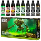 Green Stuff World Paint Set - Ancestral Machines | Set Akrilnih Boja x8 | Eponuda.com