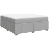 Maison Chic Box spring postelja - Vzmetna postelja z vzmetnico svetlo siva 180x200 cm blago SL5347, (21905984) | Shoptok.si