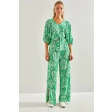 Bianco Lucci Women's Patterned Two Piece Set