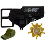 Policijski set za igru - Pištolj 20 cm, Značka, Zviždaljka, Futrola, Svjetlosni efekti, Zvuk | shoptok.hr