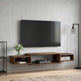 TV ormar za montažu na zid Zidna montaža Dimljeni hrast - Dimljeni hrast 140 cm | shoptok.hr
