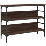 Maison Chic konzolna miza - miza ob steni rjav hrast 100x32x75 cm inženirski les, (21785770) Cene