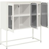 vidaXL Komoda ružičasta 100,5x39x107 cm hladno valjani čelik | shoptok.hr