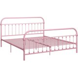  Okvir za krevet ružičasti metalni 180 x 200 cm | shoptok.hr