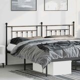  Metalno zamjensko uzglavlje crno 180 cm | shoptok.hr