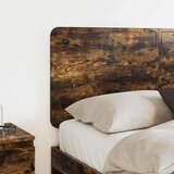  Uzglavlje s uzglavljem Dimljeni hrast 135 cm Konstruirano drvo | shoptok.hr